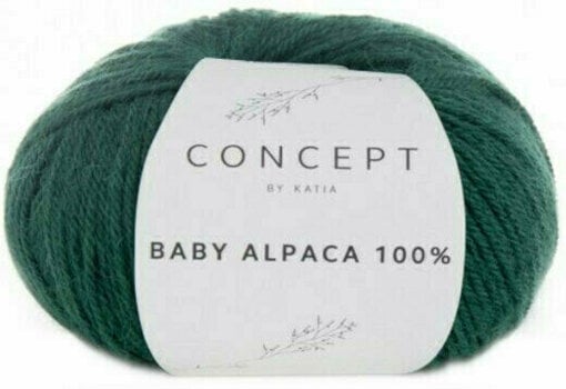 Knitting Yarn Katia Baby Alpaca 100% 516 Bottle Green - 1