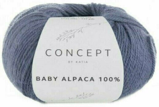 Fil à tricoter Katia Baby Alpaca 100% 519 Jeans Fil à tricoter - 1