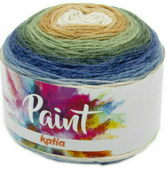 Fil à tricoter Katia Paint 74 Dark Blue/Jeans Fil à tricoter - 1