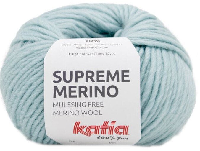 Kötőfonal Katia Supreme Merino 83 Water Blue