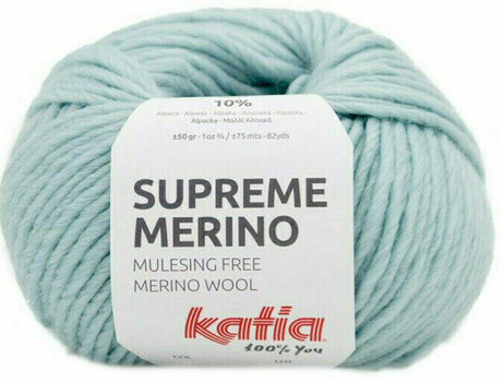 Fil à tricoter Katia Supreme Merino 83 Water Blue - 1