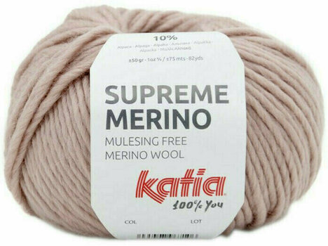 Kötőfonal Katia Supreme Merino 86 Medium Rose - 1