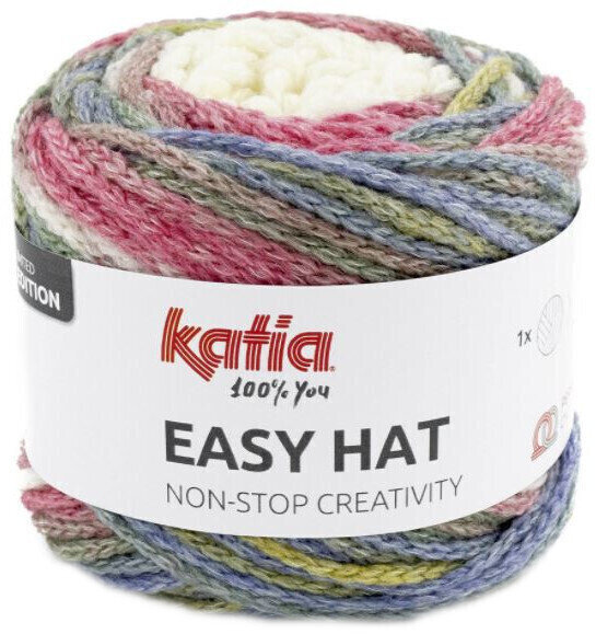 Knitting Yarn Katia Easy Hat 505 Coral/Green
