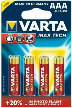 AAA Baterie Varta LR03 Max Tech 4 AAA Baterie - 1