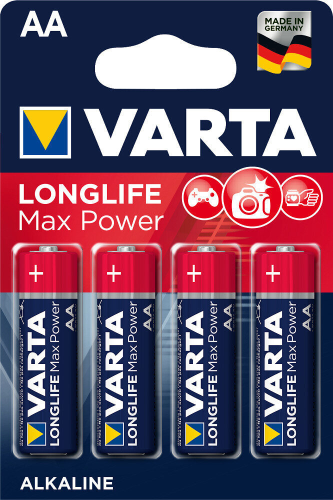 AA Batterien Varta LR06 Longlife Max Power 4