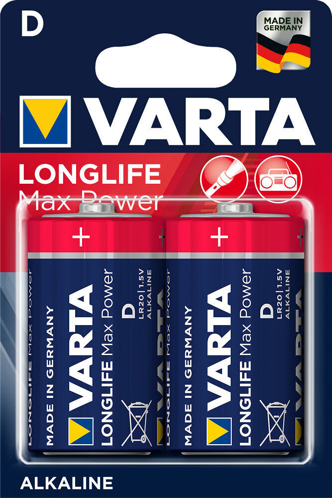 D Baterie Varta LR20 Longlife Max Power D Baterie