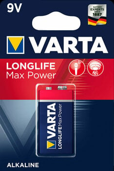 9V Baterry Varta 9V Baterry 6F22 Longlife Max Power - 1