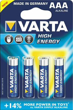 AAA-batterijen Varta LR03 High Energy 4 - 1