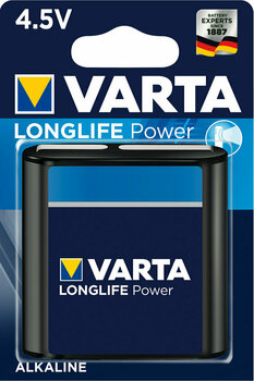 Bateria de 4,5V Varta 3LR12 Longlife Power - 1