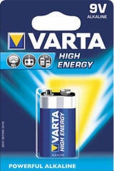 9V Batterie Varta 6F22 High Energy 9V Batterie