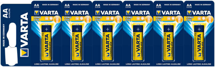AA Batterien Varta LR06 Longlife 6