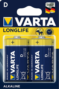 D Baterries Varta LR20 Longlife - 1