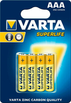 AAA Baterries Varta R03 Superlife 4 - 1