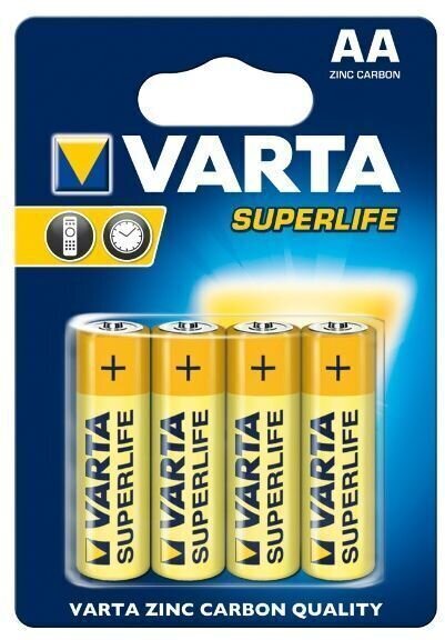 AA Batteries Varta R06 Superlife 4