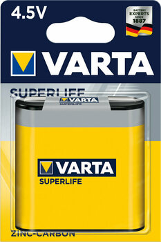 Bateria de 4,5V Varta 3R12P Superlife - 1