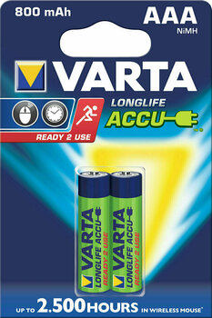 AAA Baterries Varta HR03 Longlife Accu 2 - 1