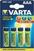 AAA-batterijen Varta HR03 Longlife Accu 4