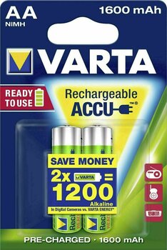 AA batérie Varta HR06 Accu 1600mAh R2U AA Battery 2 - 1