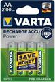 Varta HR06 Accu 2100mAh R2U 4 AA baterije