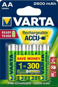 AA Baterije Varta HR06 Professional Accu 2600mAh 4 - 1