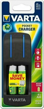 Batterioplader Varta Pocket Charger 4xAA 1600 mAh - 1
