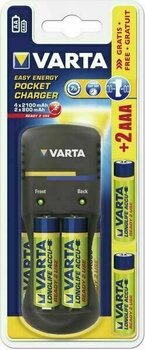 Carregador de bateria Varta EE Pocket Char. 2xAA 2100mAh + 2xAAA 800mAh R2U - 1