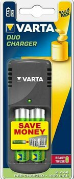 зарядно устройство Varta Duo Charger 2xAA 1600mAh R2U зарядно устройство - 1