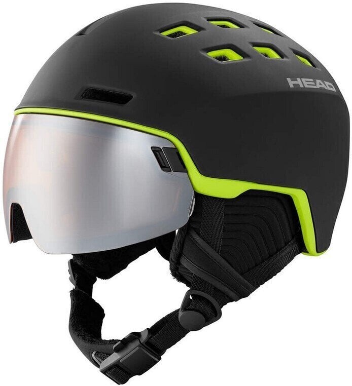 Skijaška kaciga Head Radar Black/Lime M/L (56-59 cm) Skijaška kaciga