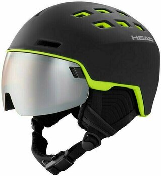 Casco de esquí Head Radar Black/Lime M/L (56-59 cm) Casco de esquí - 1