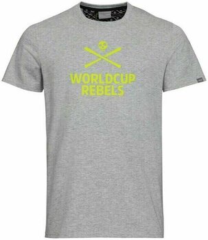 Ski T-shirt /hættetrøje Head Race Grey Melange M T-shirt - 1