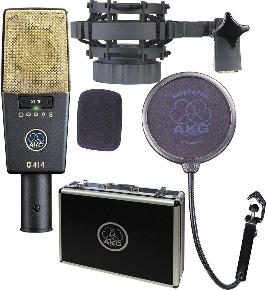 Microphone à condensateur pour studio AKG C414 XLII Microphone à condensateur pour studio