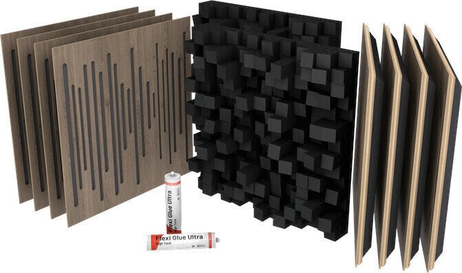Panel de madera absorbente Vicoustic VicStudio Box Brown Oak