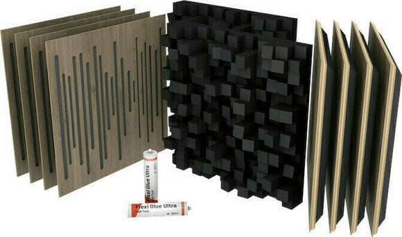 Panel de madera absorbente Vicoustic VicStudio Box Brown Oak - 1