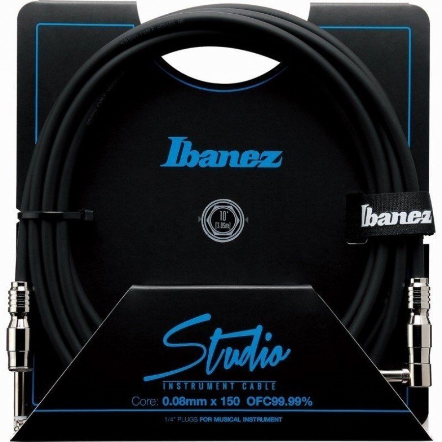 Instrument Cable Ibanez HF10L Black 3 m Straight - Angled