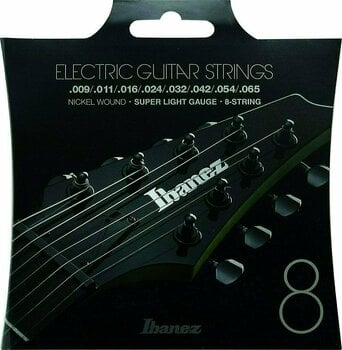 Cuerdas de guitarra eléctrica Ibanez IEGS8 - 1