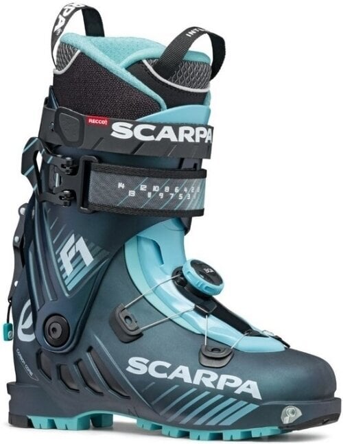 Skialpinistické boty Scarpa F1 W 95 Anthracite/Aqua 24,0