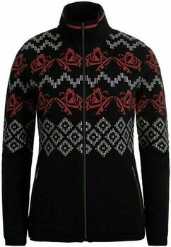 T-shirt/casaco com capuz para esqui Luhta Elkkys Womens Midlayer Preto XS Ponte - 1