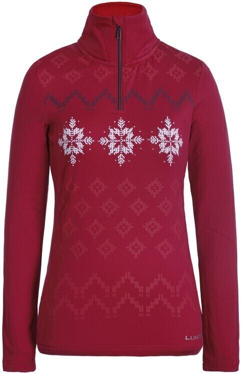 T-shirt/casaco com capuz para esqui Luhta Ernholm Red M T-Shirt
