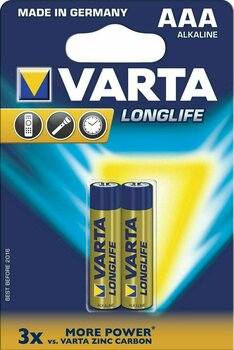 AAA Baterries Varta LR03 Longlife 2 - 1