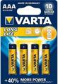 Varta LR03 Longlife 4 AAA Pile