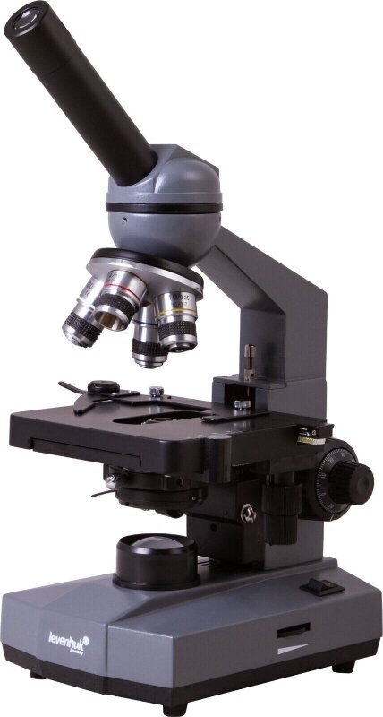 Microscópio Levenhuk 320 Base Microscópio biológico Microscópio