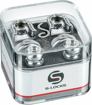 Strap Lock Schaller 14010301 M Strap Lock Satin Chrome - 1