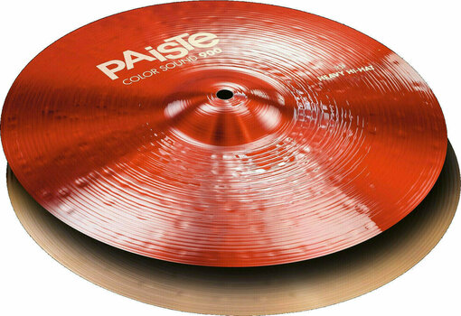 Cymbale charleston Paiste Color Sound 900  Heavy Cymbale charleston 15" Rouge - 1