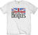 Tričko The Beatles Tričko Logo & Vintage Flag Pánské Bílá 11 - 12 let