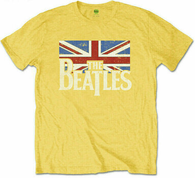 Camiseta de manga corta The Beatles Camiseta de manga corta Logo & Vintage Flag Amarillo 11 - 12 Y - 1