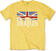 Skjorta The Beatles Skjorta Logo & Vintage Flag Yellow 11 - 12 Y