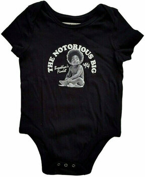 Košulja Notorious B.I.G. Košulja Baby Grow Unisex Black 6 - 9 Months - 1
