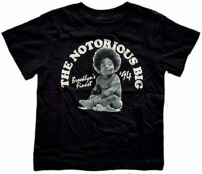 Shirt Notorious B.I.G. Shirt Baby Toddler Unisex Black 2 Years - 1