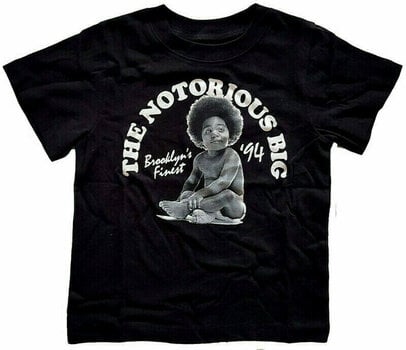 Tricou Notorious B.I.G. Tricou Baby Toddler Unisex Black 4 Years - 1