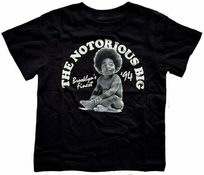 T-shirt Notorious B.I.G. T-shirt Baby Toddler Black 5 Years - 1